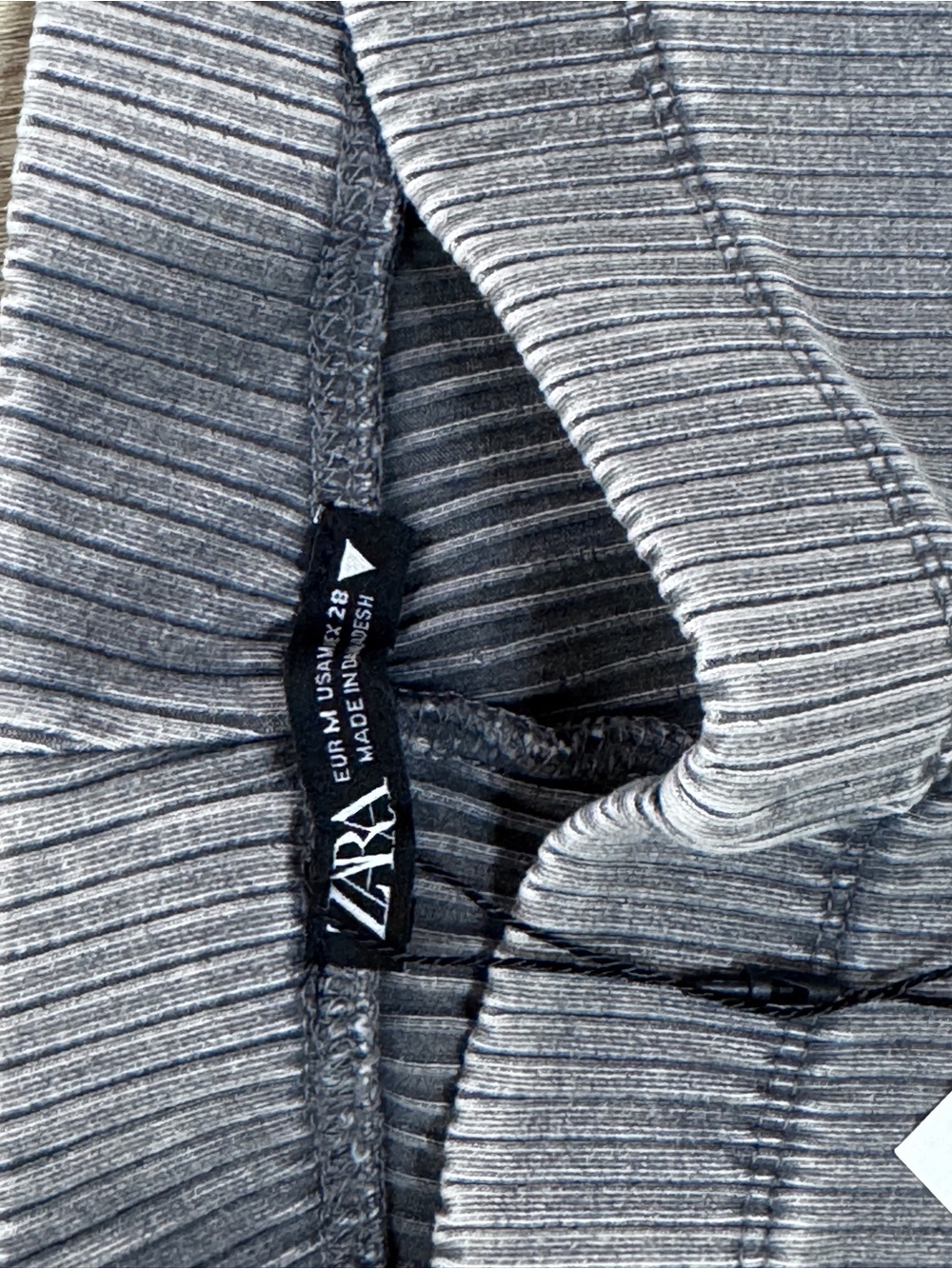 Zara Ribbed Boot-Cut Pants - Picture 2 of 3